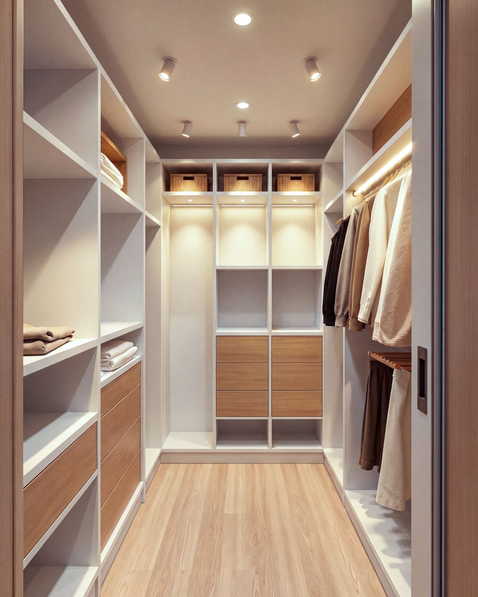 Walk-in gardrób